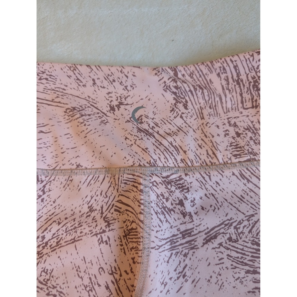 Zyia Activewear Leggings High Waisted Athletic Pants Pink Pattern Size XS - Picture 5 of 10